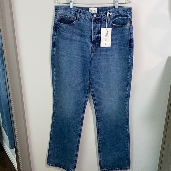 NWT Frame x The Redesign Jean Size 25 High Rise Button Fly Size 31